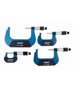 Central Tools 4PC Outside Micrometer Set