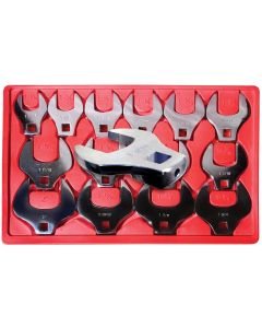 V8T7814 image(1) - V-8 Tools CROWFOOT WRENCH SET 14PC 1/2DR  1-1/16-2
