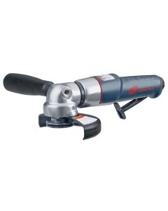 IRT3445MAX image(1) - Ingersoll Rand Air Angle Grinder, 4.5" Wheel, 5/8 in- 11 Thread, 12000 RPM, Rear Exhaust, 0.88 HP