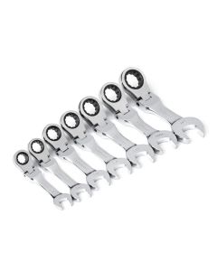 KDT9570 image(1) - GearWrench STUBBY FLEX GEAR WR. 7PC SAE